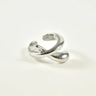 BAGUE ANNEAU EVASE GOUTTE ACIER INOXYDABLE SILVER PETIT PRIX