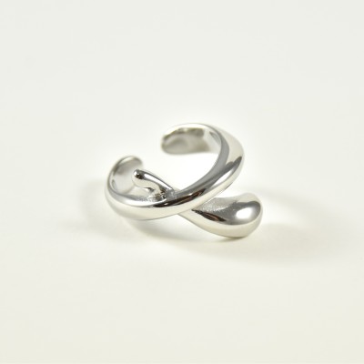 BAGUE RONDE MARTELEE ACIER INOXYDABLE GOLD PETIT PRIX