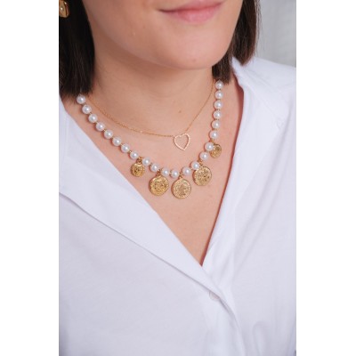 COLLIER MAILLE SERPENT ACIER INOXYDABLE GOLD PETIT PRIX