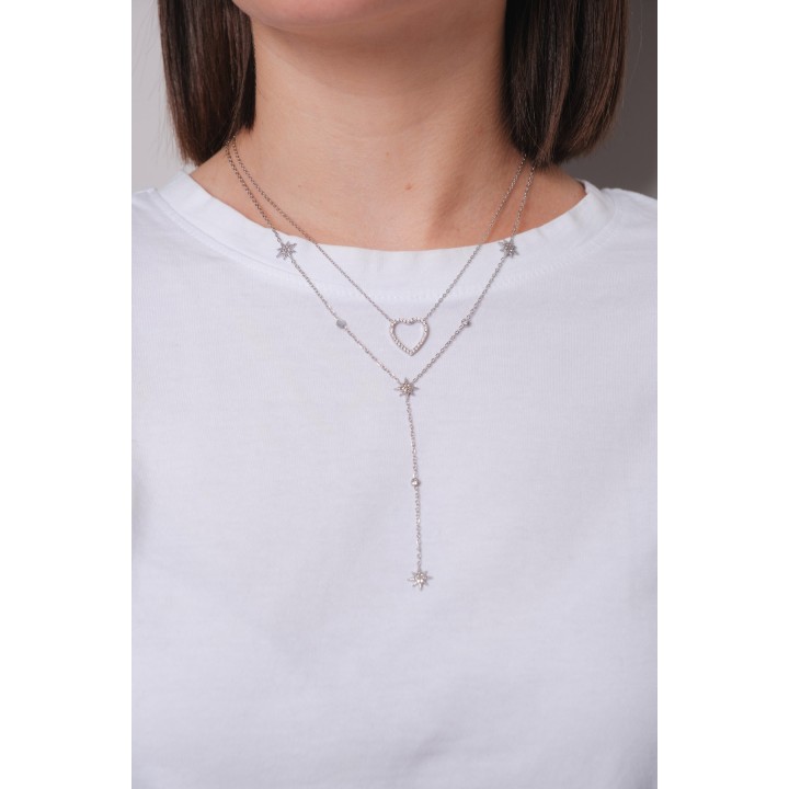 COLLIER MAILLE SERPENT ACIER INOXYDABLE GOLD PETIT PRIX