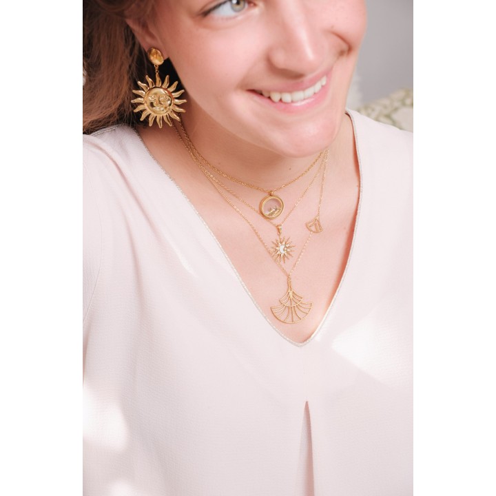 COLLIER MAILLE SERPENT ACIER INOXYDABLE GOLD PETIT PRIX