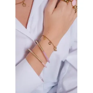 JONC RIGIDE COLORE GOLD ET VIOLET PETIT PRIX