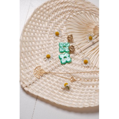 BOUCLES ANNEAUX ENTRELACES ACIER INOXYDABLE SILVER PETIT PRIX