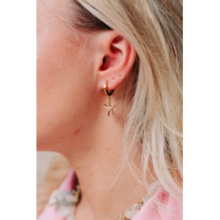 CREOLE ETOILE DE MER STRASS ACIER INOXYDABLE GOLD PETIT PRIX