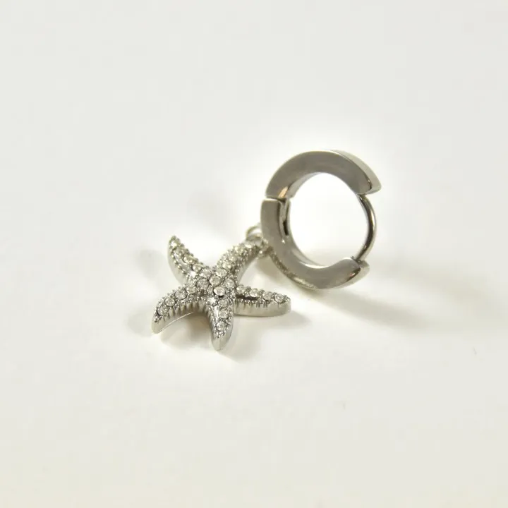 FAUX PIERCING ETOILE ACIER INOXYDABLE SILVER PETIT PRIX
