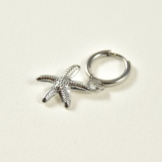 FAUX PIERCING ETOILE ACIER INOXYDABLE SILVER PETIT PRIX