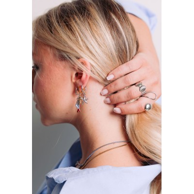 FAUX PIERCING ETOILE ACIER INOXYDABLE SILVER PETIT PRIX