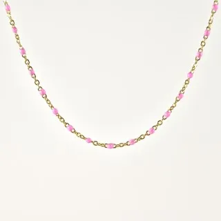 COLLIER MAILLE SERPENT ACIER INOXYDABLE GOLD PETIT PRIX