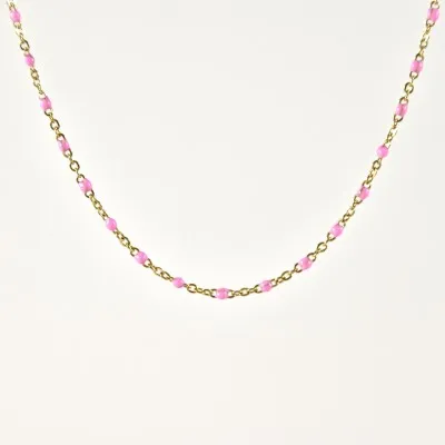 COLLIER MAILLE SERPENT ACIER INOXYDABLE GOLD PETIT PRIX