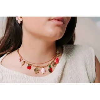 COLLIER MAILLE SERPENT ACIER INOXYDABLE GOLD PETIT PRIX