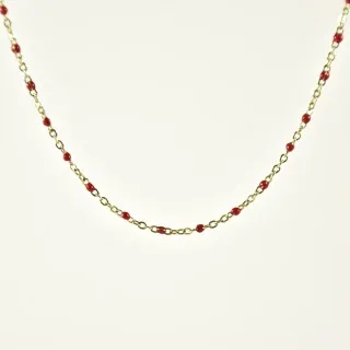 COLLIER MAILLE SERPENT ACIER INOXYDABLE GOLD PETIT PRIX