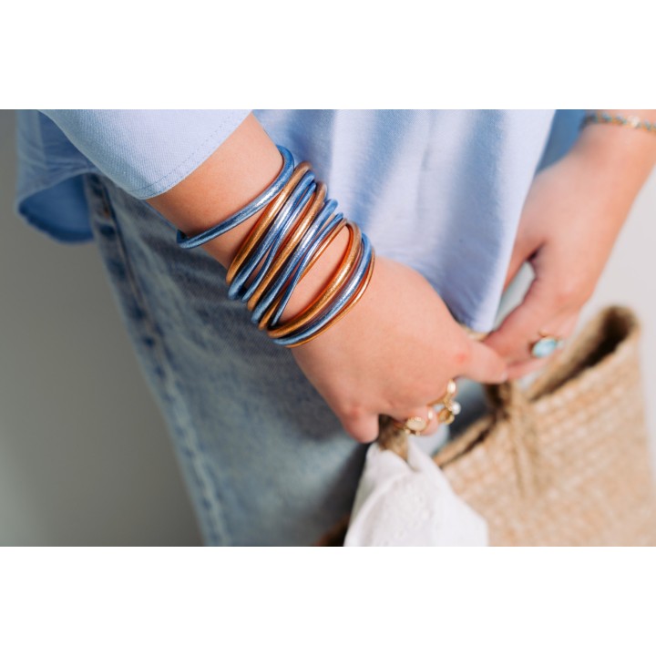 JONC BOUDDHISTE TIBETAINS KUMLAI ROSE GOLD PAS CHER