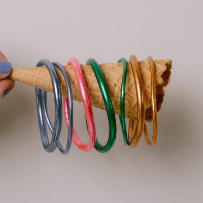 JONC BOUDDHISTE TIBETAINS KUMLAI ROSE GOLD PAS CHER