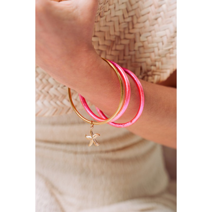 JONC BOUDDHISTE TIBETAINS KUMLAI ROSE GOLD PAS CHER