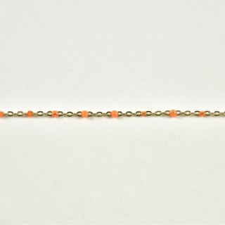 BRACELET PERLES GRIS METALLISE MEDAILLON ACIER INOX GOLD PETIT PRIX