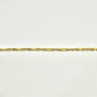 BRACELET PERLES GRIS METALLISE MEDAILLON ACIER INOX GOLD PETIT PRIX