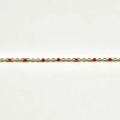 BRACELET PERLES GRIS METALLISE MEDAILLON ACIER INOX GOLD PETIT PRIX
