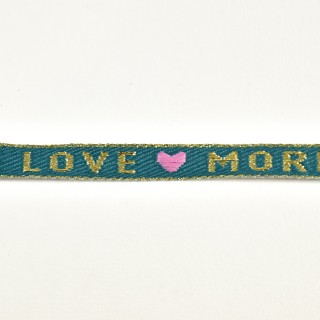 BRACELET TISSU LOVE MORE PAS CHER