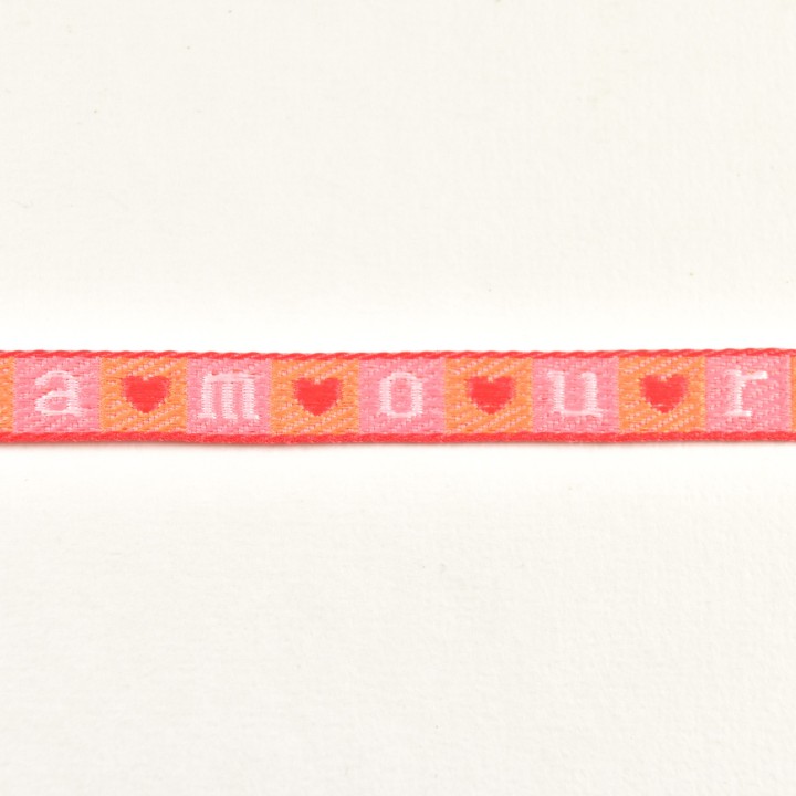 BRACELET TISSU AMOUR PAS CHER