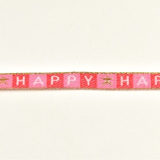 BRACELET TISSU HAPPY PAS CHER