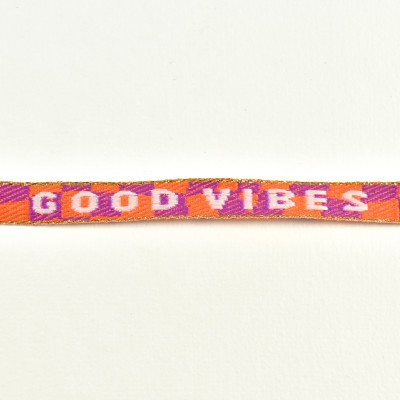 BRACELET TISSU GOOD VIBES PAS CHER