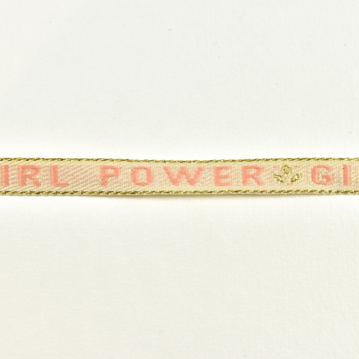 BRACELET TISSU GIRL POWER PAS CHER