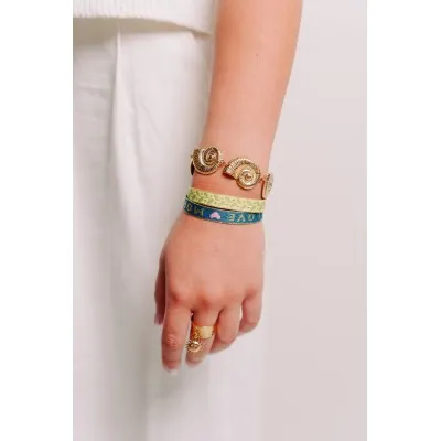BRACELET TISSU RAMEAU PAS CHER