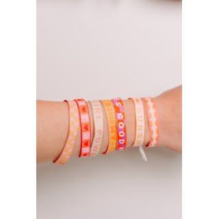 BRACELET PERLES GRIS METALLISE MEDAILLON ACIER INOX GOLD PETIT PRIX