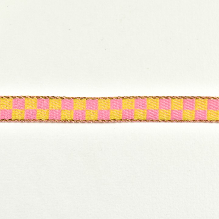 BRACELET TISSU DAMIER PAS CHER