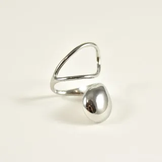 BAGUE RONDE MARTELEE ACIER INOXYDABLE GOLD PETIT PRIX