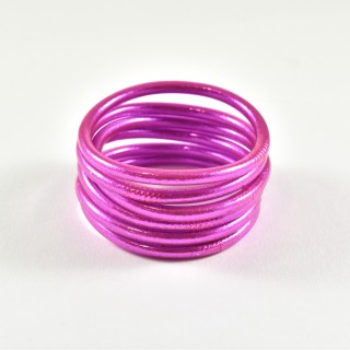 JONC BOUDDHISTE TIBETAIN KUMLAI FUCHSIA EPAIS PAS CHER