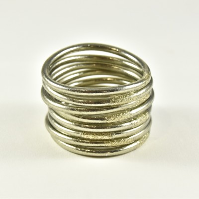 JONC BOUDDHISTE TIBETAIN KUMLAI MANTRAS ANTIQUE SILVER PAS CHER