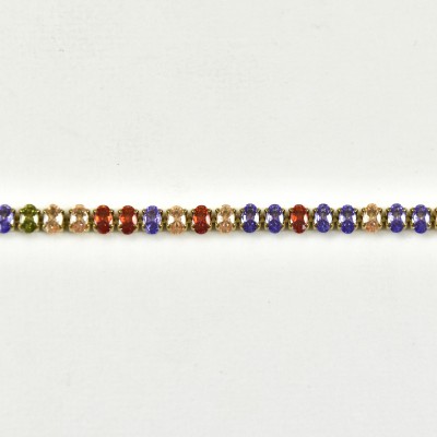 BRACELET PERLES GRIS METALLISE MEDAILLON ACIER INOX GOLD PETIT PRIX