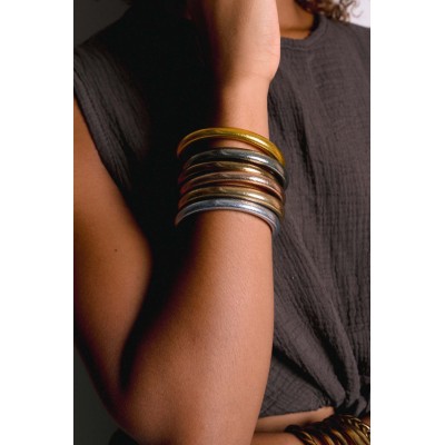 JONC BOUDDHISTE TIBETAIN KUMLAI MAXI MANTRA ANTIQUE SILVER PAS CHER