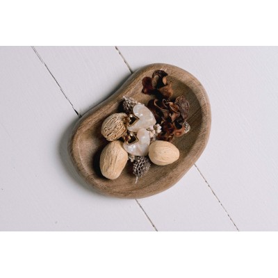 BOUCLES COEURS BEIGES ACIER INOXYDABLE GOLD PETIT PRIX