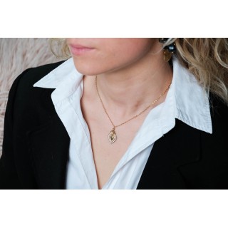 COLLIER MAILLE SERPENT ACIER INOXYDABLE GOLD PETIT PRIX