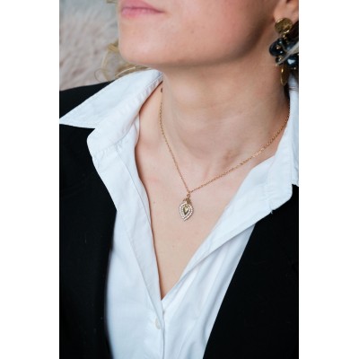 COLLIER MAILLE SERPENT ACIER INOXYDABLE GOLD PETIT PRIX