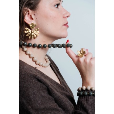 COLLIER MAILLE SERPENT ACIER INOXYDABLE GOLD PETIT PRIX