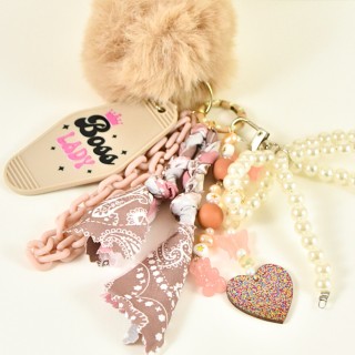 GRIGRI DE SAC MARSHMALLOW UNIQUE FAIT MAIN