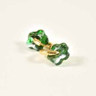 BOUCLES ANNEAUX ENTRELACES ACIER INOXYDABLE SILVER PETIT PRIX