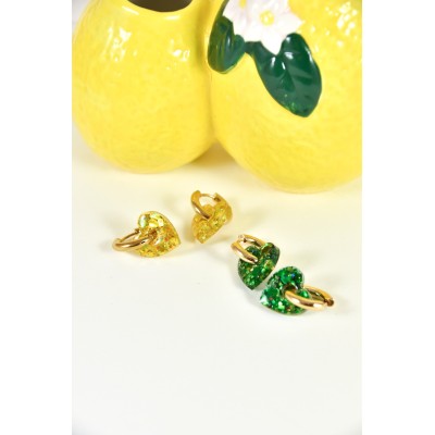 BOUCLES ANNEAUX ENTRELACES ACIER INOXYDABLE SILVER PETIT PRIX