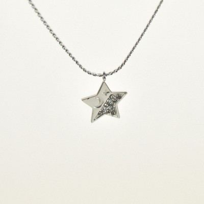 COLLIER MAILLE SERPENT ACIER INOXYDABLE GOLD PETIT PRIX