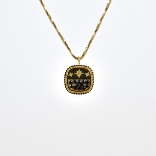 COLLIER MAILLE SERPENT ACIER INOXYDABLE GOLD PETIT PRIX