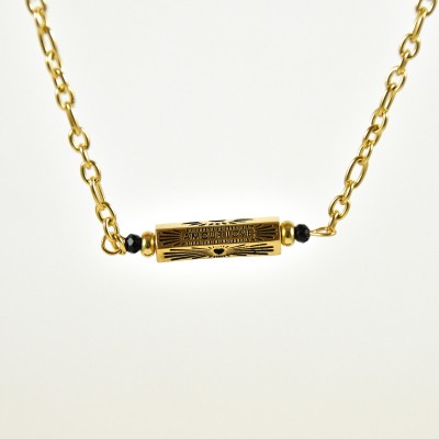 COLLIER MAILLE SERPENT ACIER INOXYDABLE GOLD PETIT PRIX