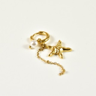 FAUX PIERCING ETOILE ACIER INOXYDABLE SILVER PETIT PRIX