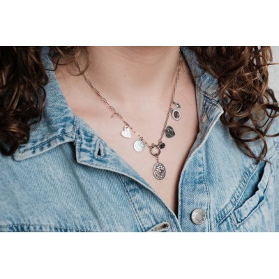 COLLIER MAILLE SERPENT ACIER INOXYDABLE GOLD PETIT PRIX