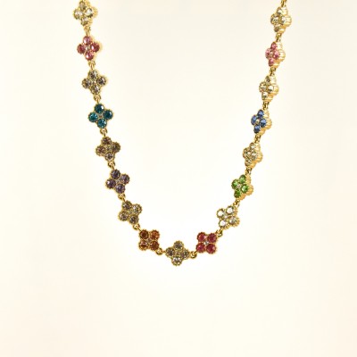 COLLIER MAILLE SERPENT ACIER INOXYDABLE GOLD PETIT PRIX