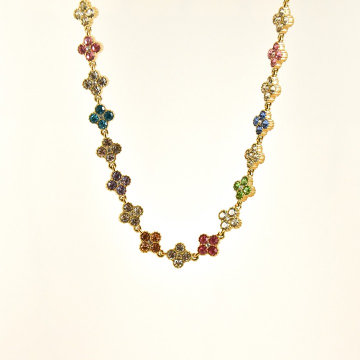 COLLIER MAILLE SERPENT ACIER INOXYDABLE GOLD PETIT PRIX