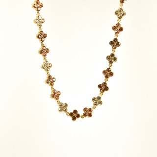 COLLIER MAILLE SERPENT ACIER INOXYDABLE GOLD PETIT PRIX