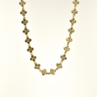 COLLIER MAILLE SERPENT ACIER INOXYDABLE GOLD PETIT PRIX